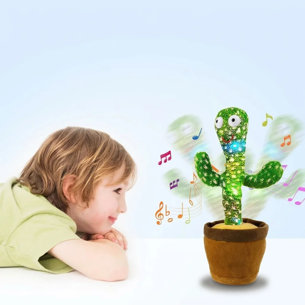 Dancing talking cactus toy