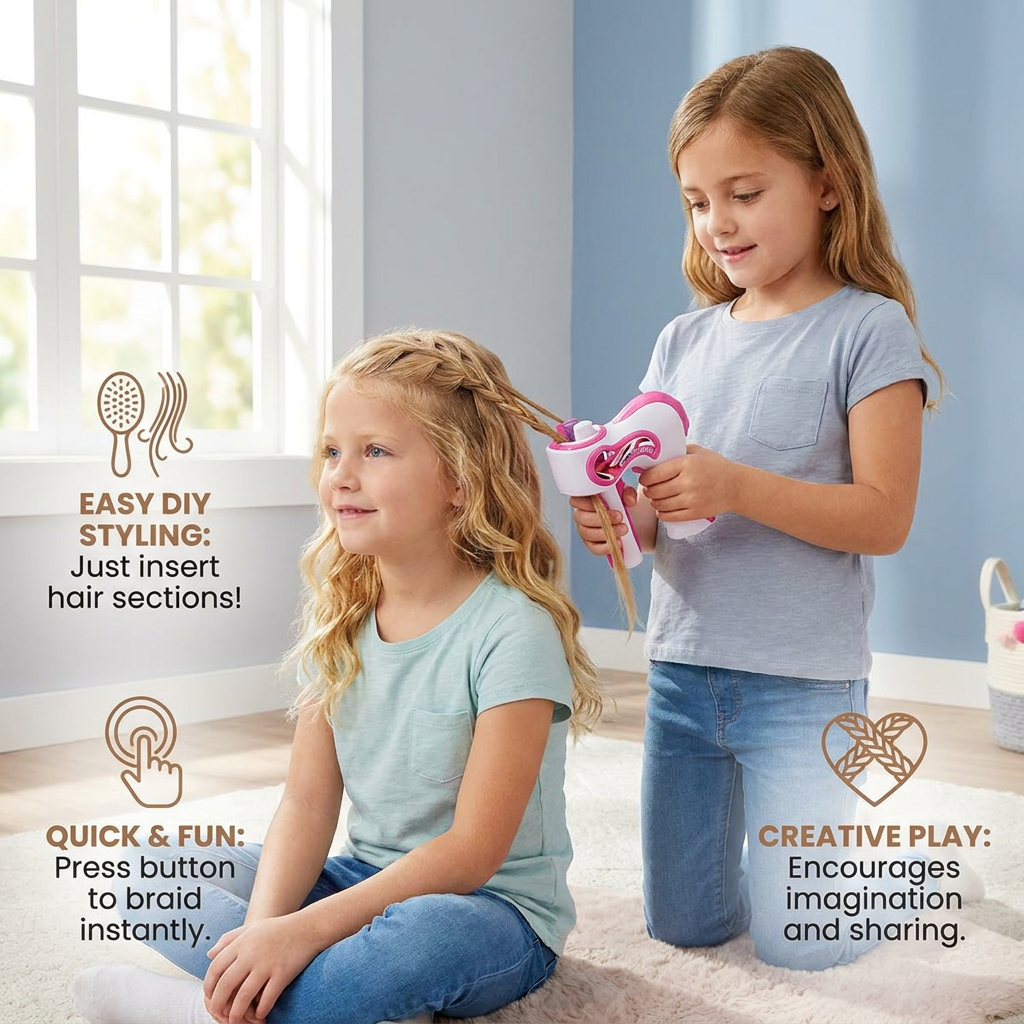 Automatic Hair Braider for Kids