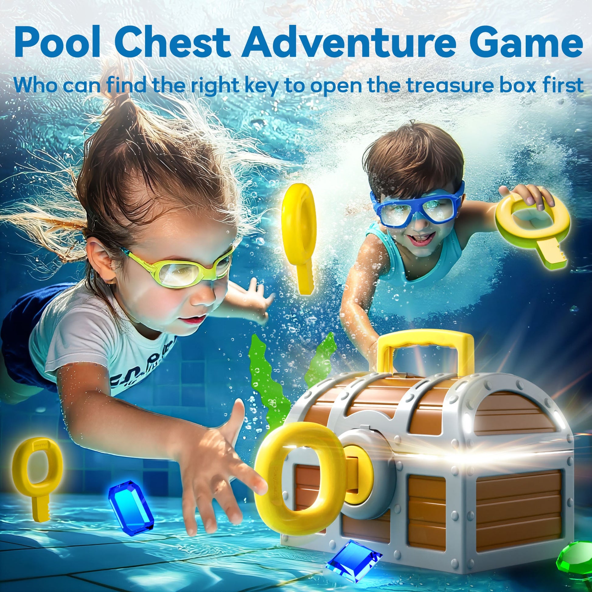 Pool Treasure Chest Dive Toy