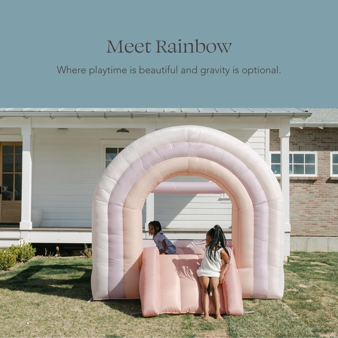 Inflatable Rainbow Bounce House