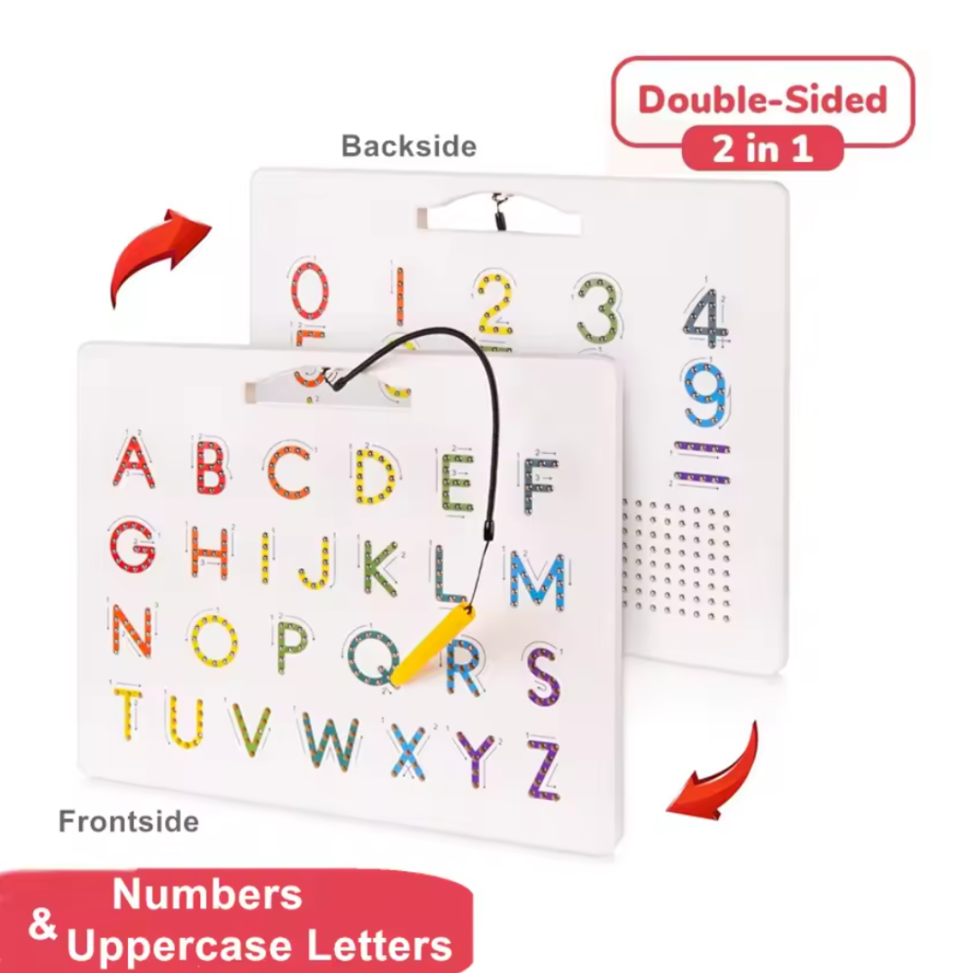 Magnetic Number & Letter Tracing Board