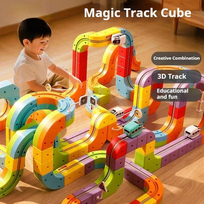 Magnetic Levitation Train Track Cubes