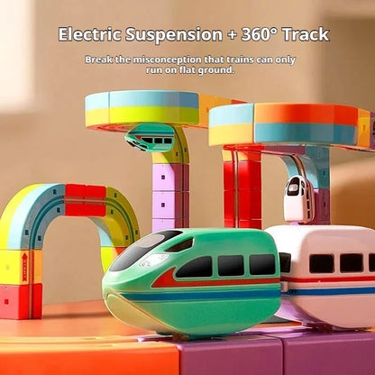 Magnetic Levitation Train Track Cubes