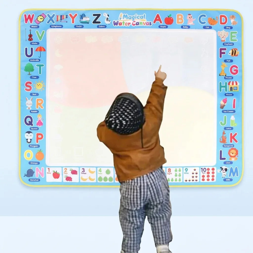 Aqua water drawing mat