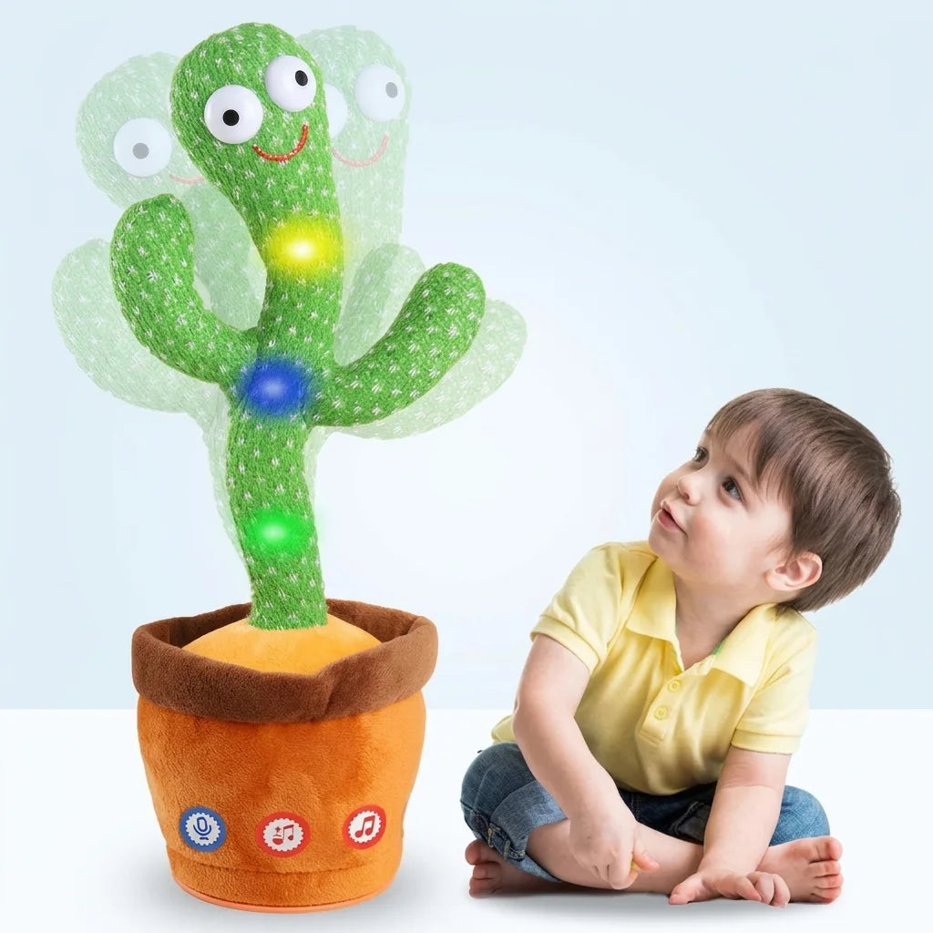 Dancing talking cactus toy