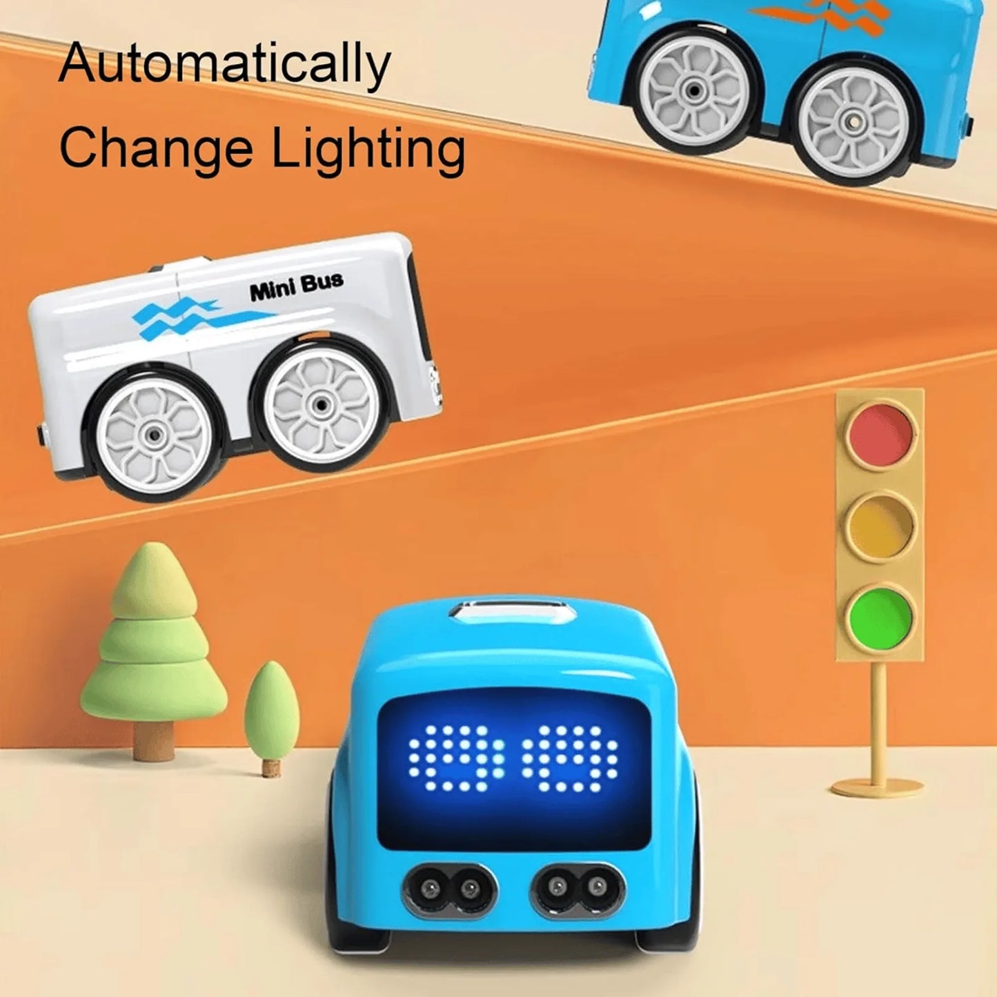 Automatic colour-changing LED lights