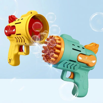 Light-up bubble gun